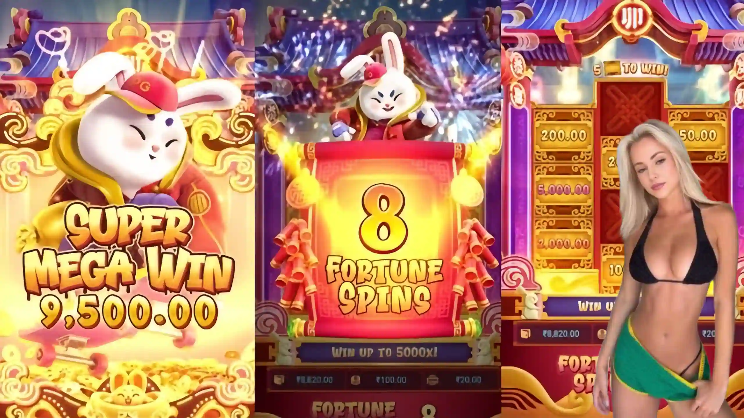 Wild Expansivo Fortune Rabbit 5555 - Coelho Dourado que Expande